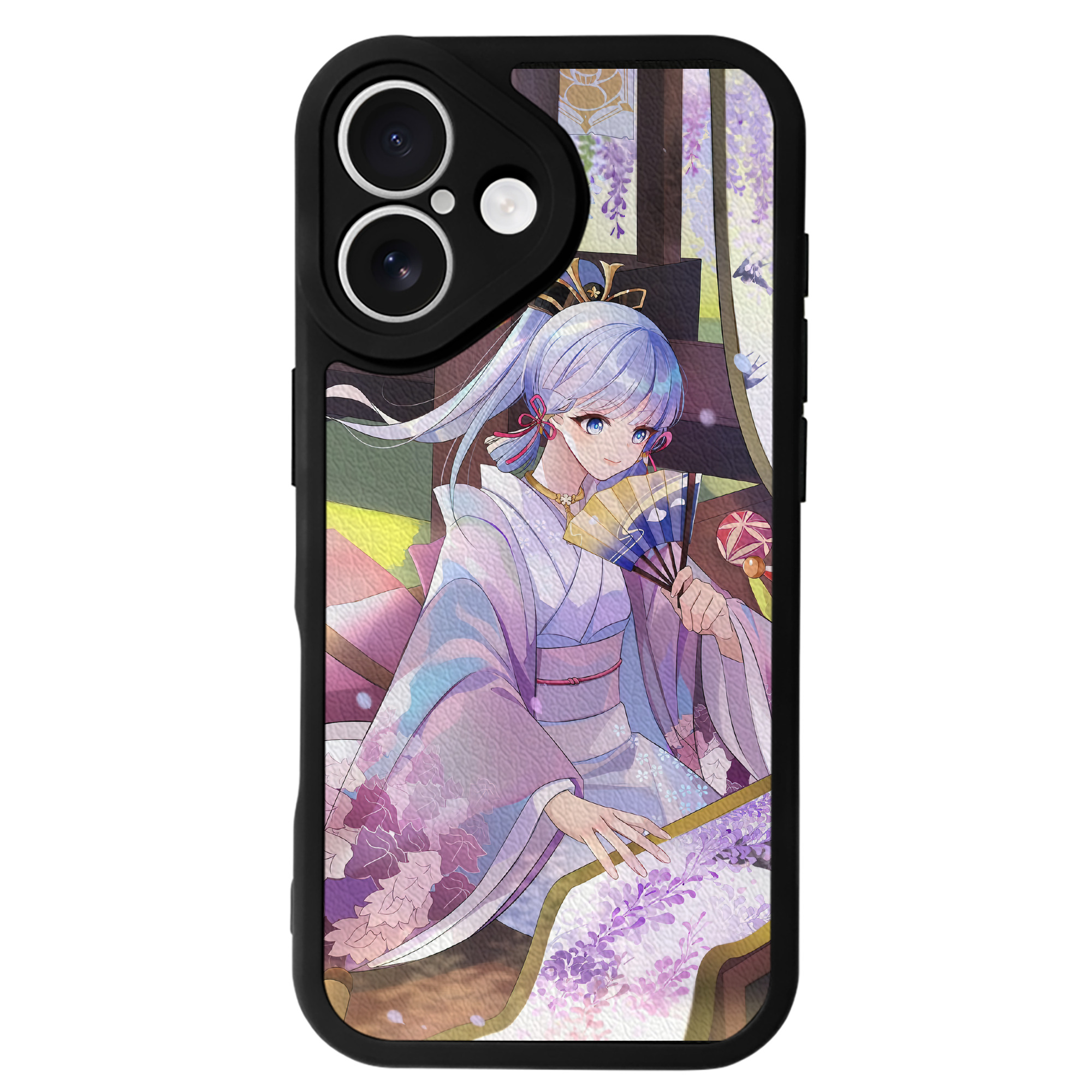 げんし神 genshin 【iPhone 16シリーズ対応】シリコンスマホケース（レザー調） 材質：シリコン